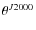 $\theta^{J2000}$