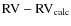 ${\rm RV}-{\rm RV}_{\rm calc}$