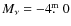 $M_ {\rm\nu}=-4\hbox{$.\!\!^{\rm m}$ }0$