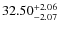 $\rm 32.50_{-2.07}^{+2.06}$