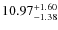 $\rm 10.97_{-1.38}^{+1.60}$