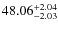 $\rm 48.06_{-2.03}^{+2.04}$