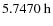 $5.7470~\rm {h}$
