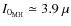 $I_{0_{\rm MH}}\simeq 3.9~\mu$
