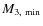 $M_{\rm 3,~ min}$