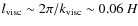 $l_{\rm visc} \sim 2\pi / k_{\rm visc}
\sim 0.06~H$