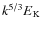 $k^{5/3}E_{\rm K}$