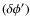 $(\delta\phi')$