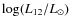 ${\rm log}(L_{12}/L_\odot)$
