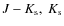 $J-K_{\rm s},~K_{\rm s}$