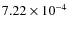 $7.22\times10^{-4}$