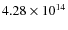 $4.28\times10^{14}$