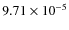 $9.71\times10^{-5}$