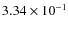 $3.34\times10^{-1}$