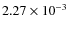 $2.27\times10^{-3}$