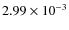 $2.99\times10^{-3}$