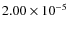 $2.00\times10^{-5}$
