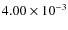 $4.00\times10^{-3}$