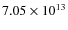 $7.05\times10^{13}$