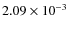 $2.09\times10^{-3}$