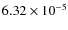 $6.32\times10^{-5}$
