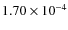 $1.70\times10^{-4}$