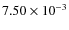 $7.50\times10^{-3}$