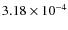 $3.18\times10^{-4}$