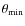 $\theta_{\rm min}$