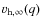 $v_{{\rm h},\infty }(q)$