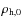 $\rho_{\rm h,0}$