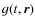 $g(t, \vec{r})$