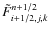 ${\tilde F}^{n+1/2}_{i+1/2,j,k}$