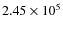 $2.45 \times 10^{5}$