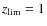 $z_{\rm lim}=1$