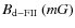 $B_{\rm d-FII}\ (mG)$