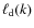 $\ell_{\rm d}(k)$