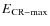 $E_{\rm CR-max}$