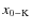 $x_{\rm0-K}$