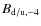 $B_{\rm d/u,-4}$