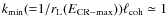 $k_{\rm min}({=}1/r_{\rm L}(E_{\rm CR-max})) \ell_{\rm coh} \simeq 1$