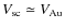 $V_{\rm sc} \simeq V_{\rm Au}$