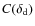 $C(\delta_{\rm d})$