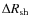 $\Delta R_{\rm sh}$