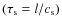 $(\tau_{{\rm s}} = l/c_{{\rm s}})$