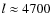 $l \approx 4700$