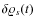 $\delta\varrho_{s}(t)$