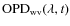 ${\rm OPD}_{\rm wv}(\lambda,t)$