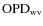 ${\rm OPD}_{\rm wv}$