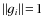 $\vert\vert g_i\vert\vert\!=\!1$
